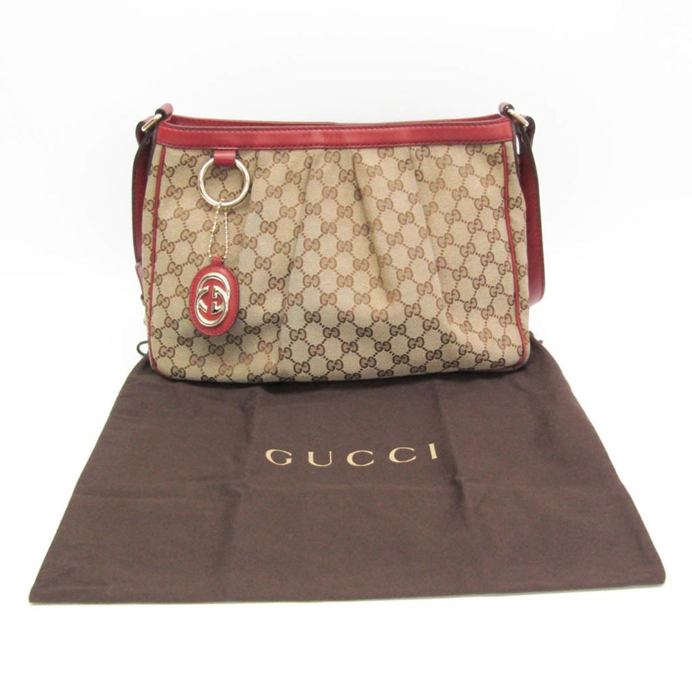 GUCCI Brown Leather Shoulder Bag - Picture 2 of 16